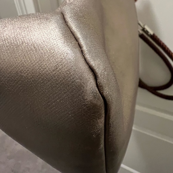 Michael Kors Collection Skorpios Pewter Tote - Picture 11 of 15